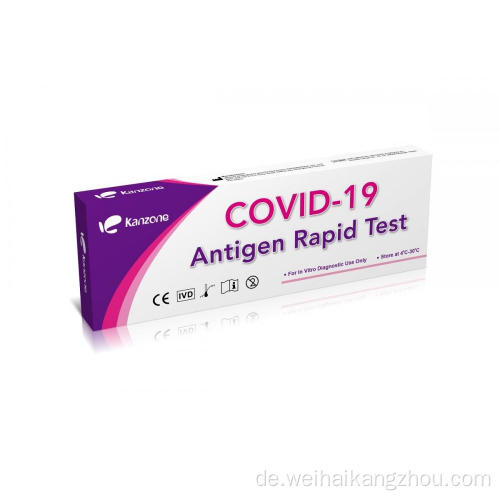 Quick Check -Testing Covid -19 -Antigen -Test überprüfen